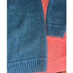 American Eagle Nordic Pattern Sweater XL Teal Yellow Cabincore Wool Blend Photo 3