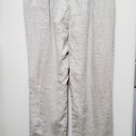 Ellen Tracy  Tan Straight Leg Cuff Linen Pant Size Large See Description Photo 0