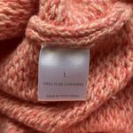 TSE  100% Cashmere Hooded Knit Sweater 3 Button Soft Pink Vintage Photo 3