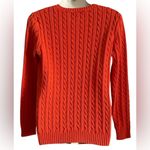 Ralph Lauren Lauren  Women's V-Neck Sweater - Vibrant Orange Photo 1