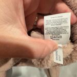 EXPRESS  faux-fur crop zip up hoodie pink bell sleeves size medium Photo 7