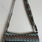 Vera Bradley Sierra Stream Hipster Crossbody Turquoise Brown Purse Handbag READ Photo 0