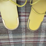 Tory Burch Yellow Sandals with White Accents Photo 1