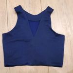 New Brenda Navy Cropped Tank Top Blue Photo 2