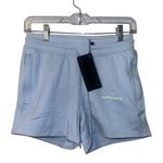 Alphalete  Womens Blue Essential Core Shorts, Small Photo 0