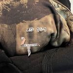 Mossy Oak  Black Hoodie Camo lined hood Pink embroidered logo women’s size XL Photo 3