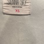 Sienna Sky Blue Striped Wrap Dress Photo 4