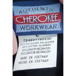 Authentic Cherokee Workwear Cherokee Workwear Authentic Scrubs Classic Snap Front Black Jacket Large Photo 5