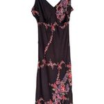 Tracy Reese Vintage Floral Beaded Slip Dress Womens Medium Knee Length Night Out Photo 2