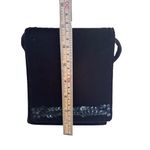 Kenneth Cole Reaction Black Velvet Purse With Sequin Accents Photo 3