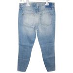 Amo Twist skinny light wash distressed jeans with front slit in sweet cheeks 27 Photo 38