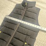 J.Crew Quilted Puffer Vest Women's XS Black Full Zipper Pockets High Neck Photo 10