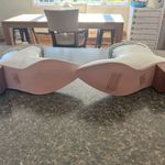 Chase and Chloe White rhinestone fringe boots Photo 4