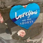 Ymi Camo Shorts Green Cotton Floral Cutoffs Mid Rise Size 9 Photo 6