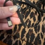 Leopard print zip up vest Brown Size L Photo 5