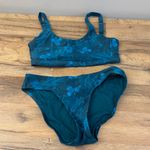 Lole Wave Bikini Top & Bottom Set Anatheia Z Teal Set Like New Photo 2