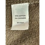 PureJill Brown Cotton &‎ Cashmere Turtle Neck Pullover Sweater Size M L Size M Photo 4