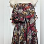 MM Couture  by Miss Me Y2K Halter Stretch Asymmetrical Ruffle Midi Women’s Dress Photo 1