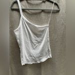 Free People  one shoulder tank in white size medium NWOT never worn! Photo 4