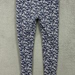 Aerie Navy Floral Seamless 7/8 Leggings Womens Medium Gym Outdoors Feminine Photo 3