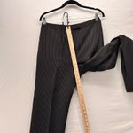Tahari Arthur S Levine Blazer Trouser Pants Suit 8 Petite Formal Office Career Black Size 8P Photo 9