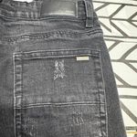 Women’s Amiri MX1 Bandana Patch Distressed Black Skinny Jeans in size 28 Photo 2