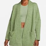 Nike NWT Womens Yoga Therma Fit Jacquard Reversible Oversized Kimono Cardigan Photo 2