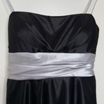 Vintage Y2K Jump Apparel Formal HoCo Prom Bubble Dress Juniors Size 3/4 USA Made Black Photo 3