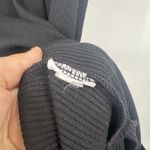 Madewell  Women's Black Ribbed pocket side slit t-shirt midi dress XL Photo 5