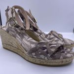 Eric Michael soft leather espadrille wedge sandals women Size 37/ 6US Photo 6