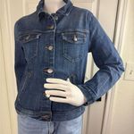 J.Crew Jean Jacket Women Small 02661 Short Washed Blue Denim Stretch Size Photo 0