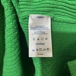 Lands' End  Sweater Womens 2X 20W 22W Green Waffle Knit Pullover Sweatshirt Photo 6