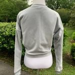 Nike  Gray Fleece Cropped Drifit Sweatshirt XS Photo 7