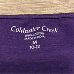 Coldwater Creek Purple Design Women’s T-shirt Photo 3