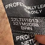 Guess Vintage Chocolate Brown Fitted Leather Jacket Photo 8