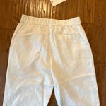 Quince NWT white 100% linen trouser pleat pant lined 6 Photo 12