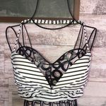 Victoria's Secret Victoria’s Secret bikini top stripped 2 piece swim suit size 32DD summer wear Photo 0