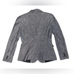 Antonio Melani Single Breasted Melissa Style Gray Linen Blazer Jacket Size 8 Photo 3