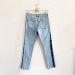 Lucky Brand  The High Rise Tomboy Distressed Side Stripe Light Wash Jeans Sz 2/26 Photo 3