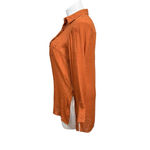 Nanette Lepore  Gingerbread Tunic Blouse Medium Rayon Blend Long Sleeve NWT Photo 5