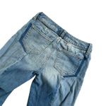 Tommy Hilfiger Distressed High Rise Denim Jeans Size 2 Straight Ankle Raw Edge Photo 8