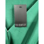 Eloquii Midi Dress Size 26 Castleton Green Knot Front Pleated Skirt Women New Photo 2
