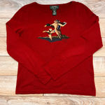 Ralph Lauren Lauren  vintage intarsia duck sweater  Photo 0