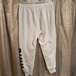 PINK - Victoria's Secret  Relaxed Lounge Sweatpants Ivory Cheetah Print Logo XL Photo 1