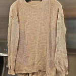 Love Token 💕💕 Knit Sweater ~ Viscose Angora Blend Light Beige Photo 0