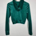 Aerie  Offline Bright Lights Velour Cropped Full Zip Hoodie Size Small Photo 2