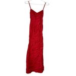 Anna October Waterlily Midi Dress Red Size XS Photo 3