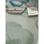 Tommy Bahama  Silk Cotton Tropical Pullover V Neck Top Sz L Resort Summer Hawaii Photo 4