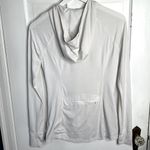 Athleta Crosscurrent UPF Swim Zip Ruched Jacket White W1805 Sz S Photo 8