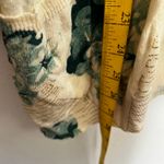 Vintage Cream Floral Front Pocket Cardigan Fairycore Fairy Grunge Artsy Medium Photo 2